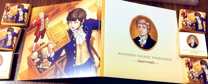 【パケージ】イベント「サリエリムジカ」限定チョコレート